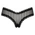 Slip br&eacute;silien V-shape mesh, Noir