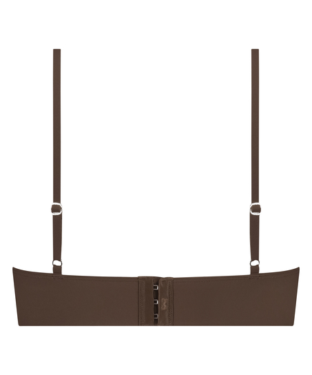 Triangle Brassière Smooth, Marron