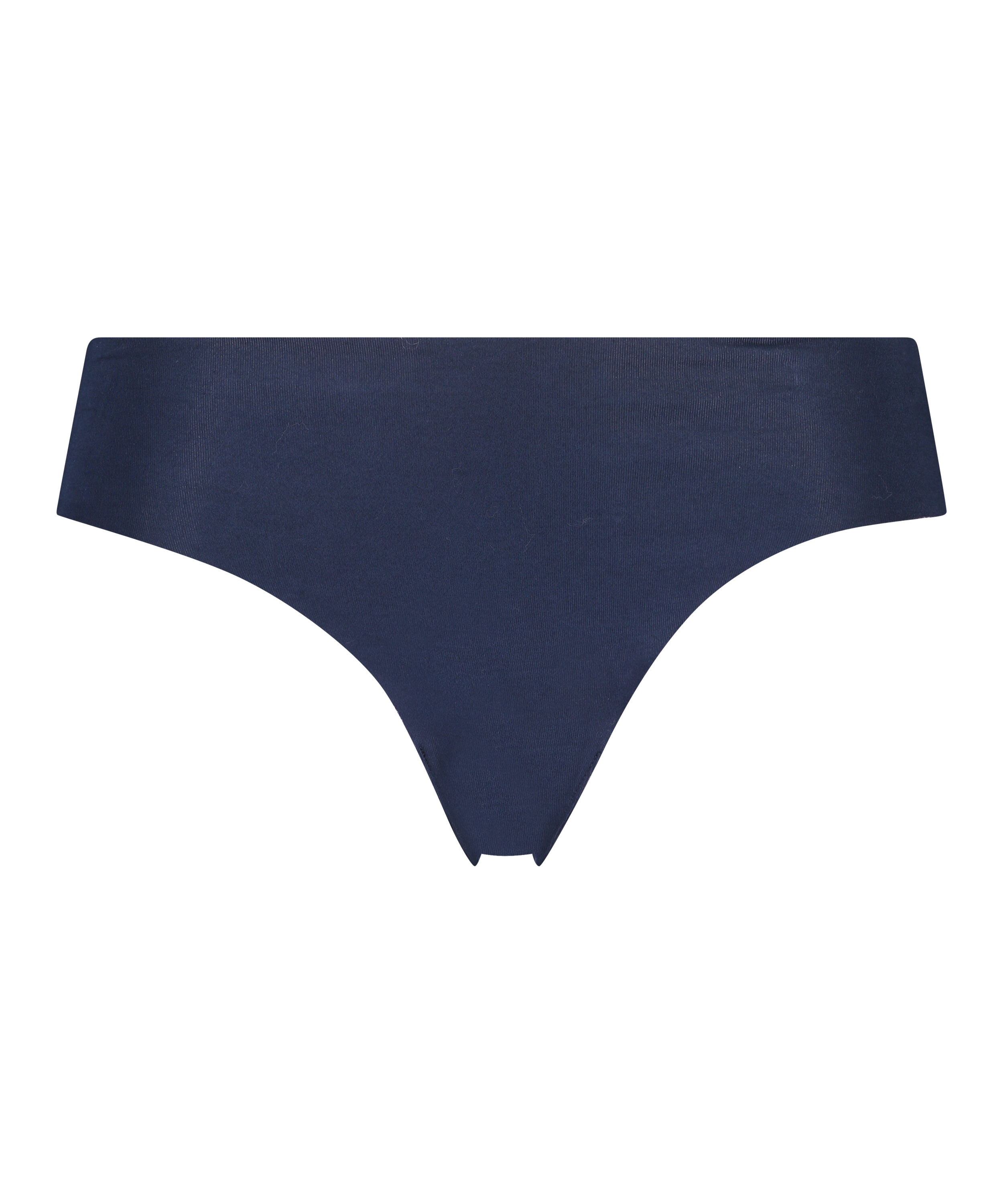 Slip invisible en coton, Bleu, main