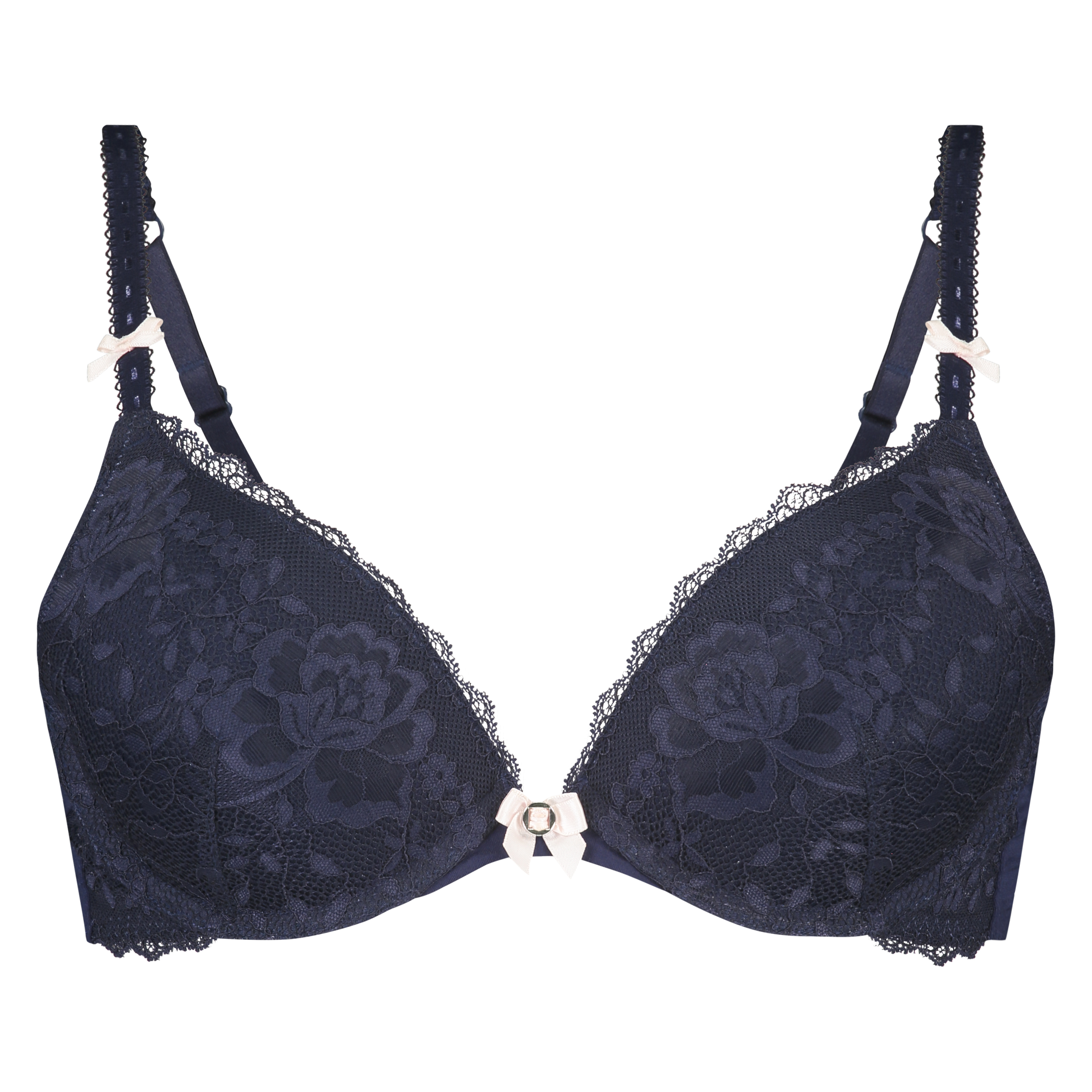 Soutien-gorge à armatures préformé push-up Maya, Bleu, main