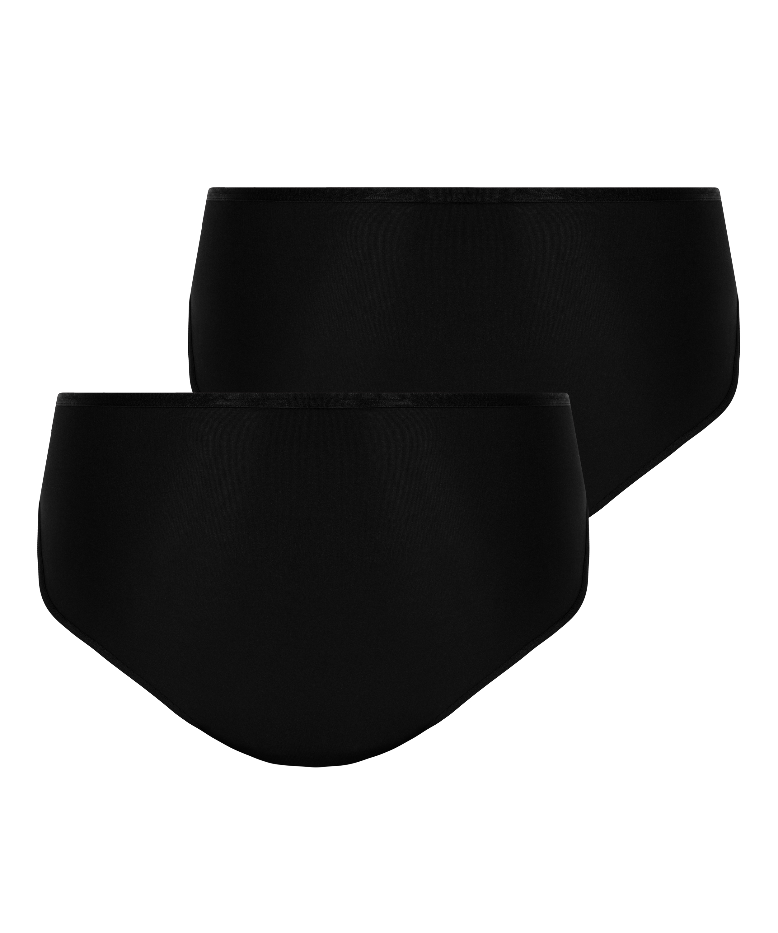 Lot de 2 slips Angie, Noir, main