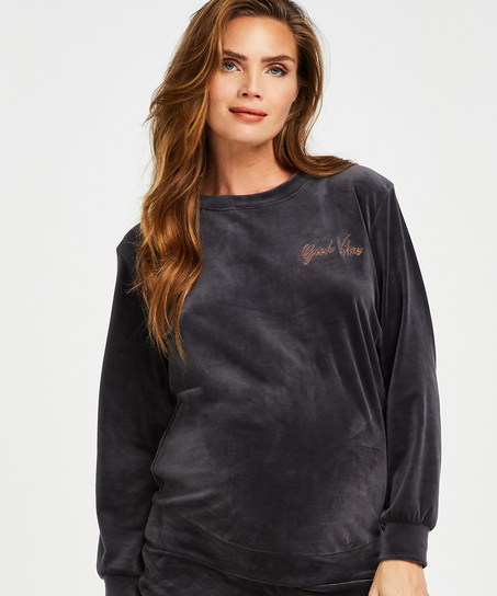 Top de grossesse Velours, Gris