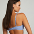 Soutien-gorge à armatures préformé Plunge, Bleu