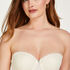 Soutien-gorge &agrave; armatures pr&eacute;form&eacute; sans bretelles Maya, Blanc