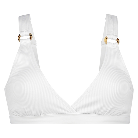 Crop top Bikini Duran, Blanc