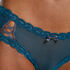 Slip br&eacute;silien V-shape Kyla, Bleu
