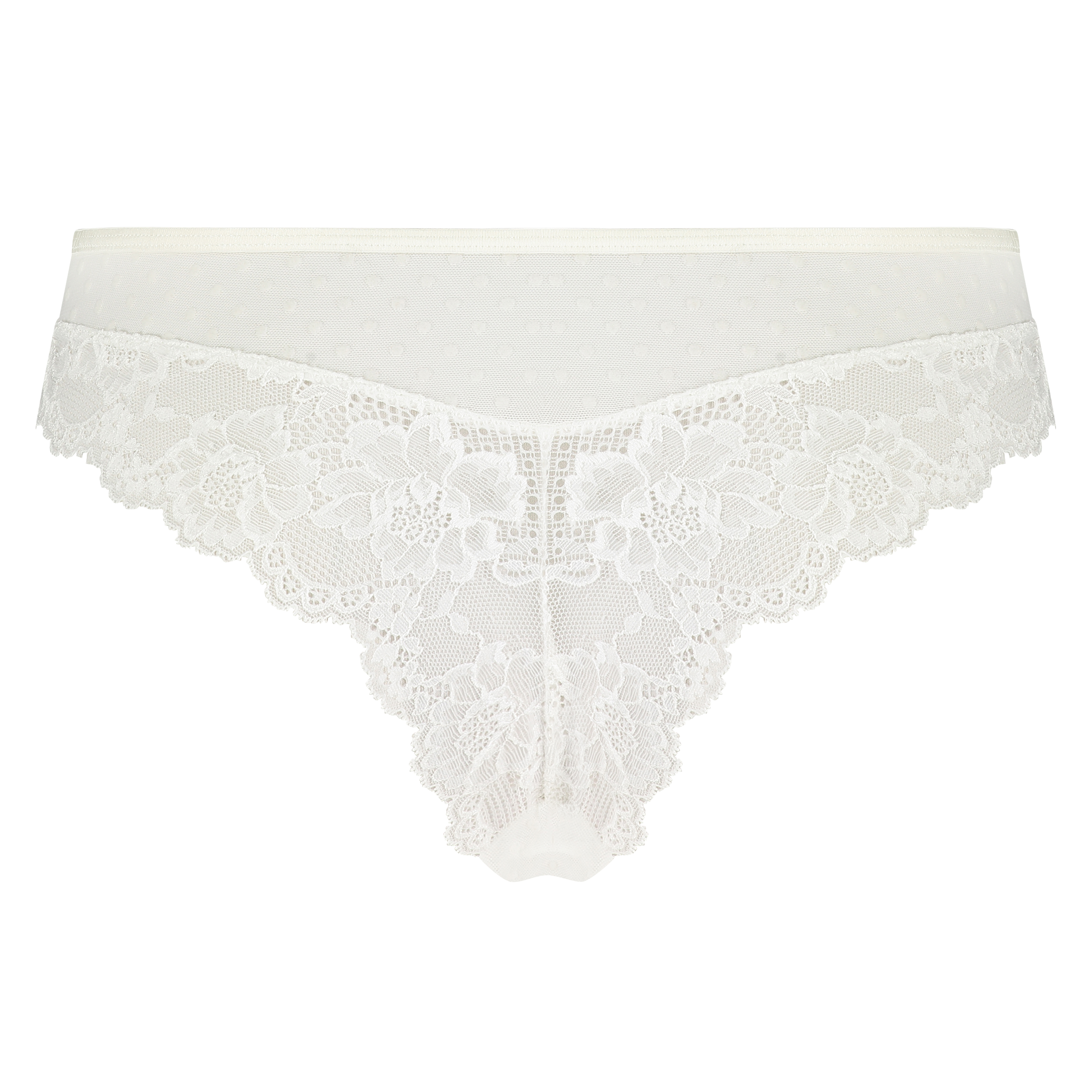 Slip brésilien Irina, Blanc, main