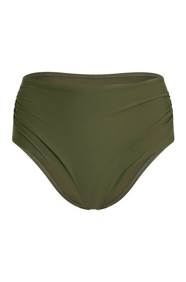Hunkemöller Bas de bikini taille haute Cheeky shaping Luna Vert