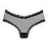 Slip brésilien V-shape Mesh, Noir