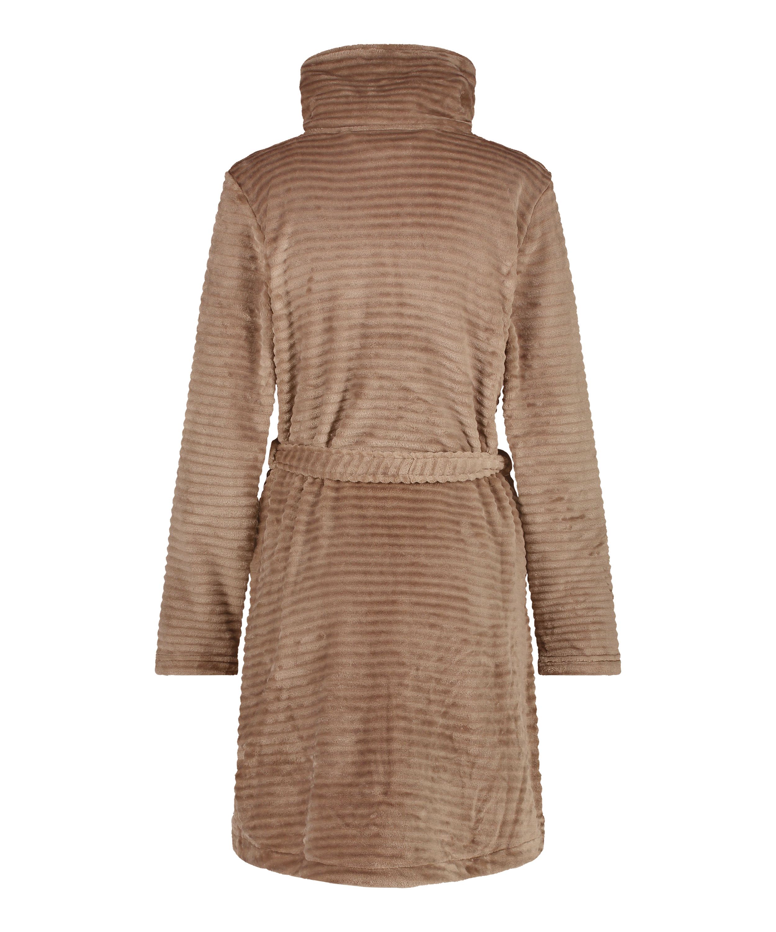 Peignoir Zip Fleece, Gris, main