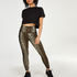 Crop Top Mesh HKMX, Noir
