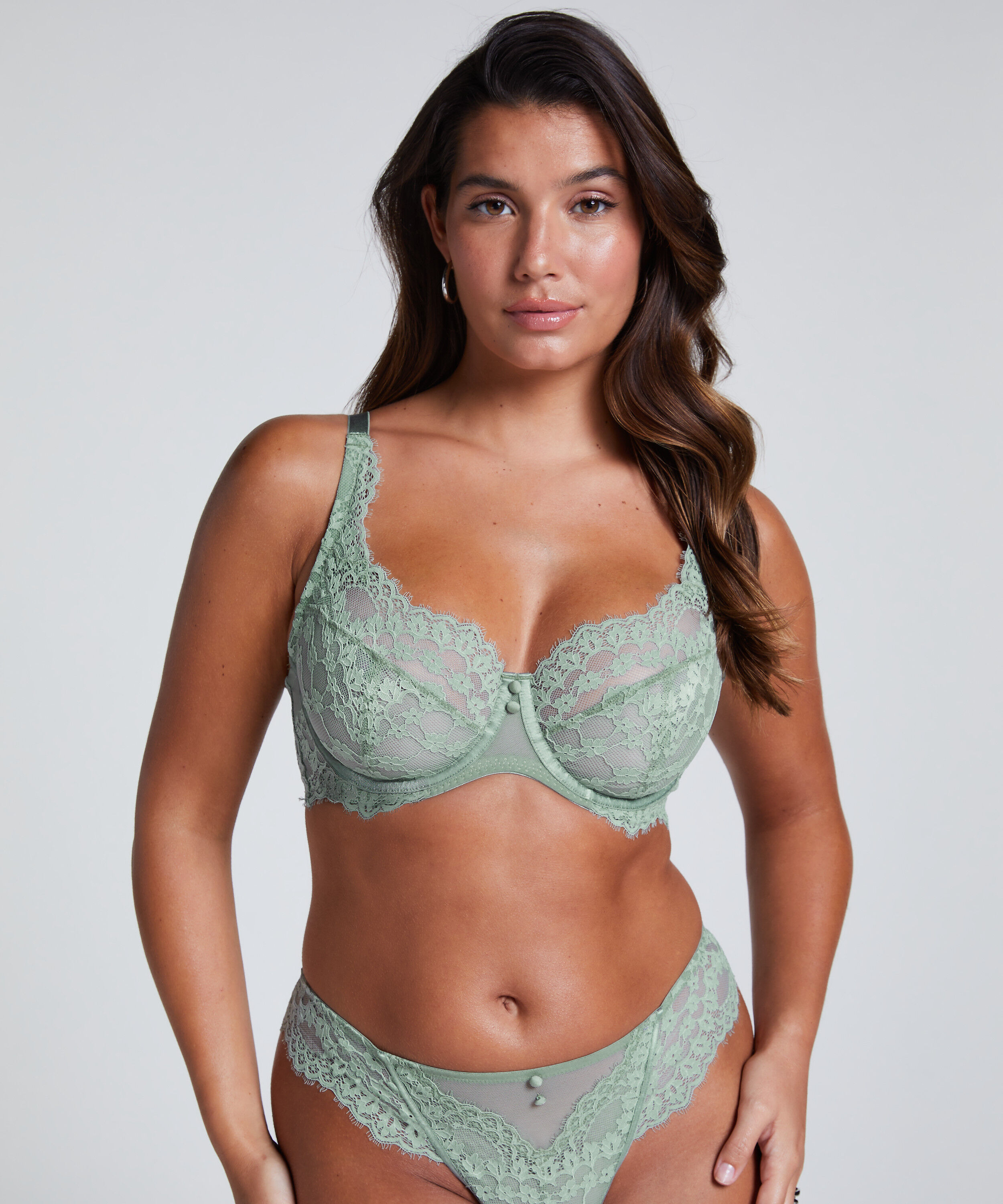 Soutien-gorge à armatures non-préformé Daisy, Vert Soutien-gorge à armatures non-préformé Daisy, Vert