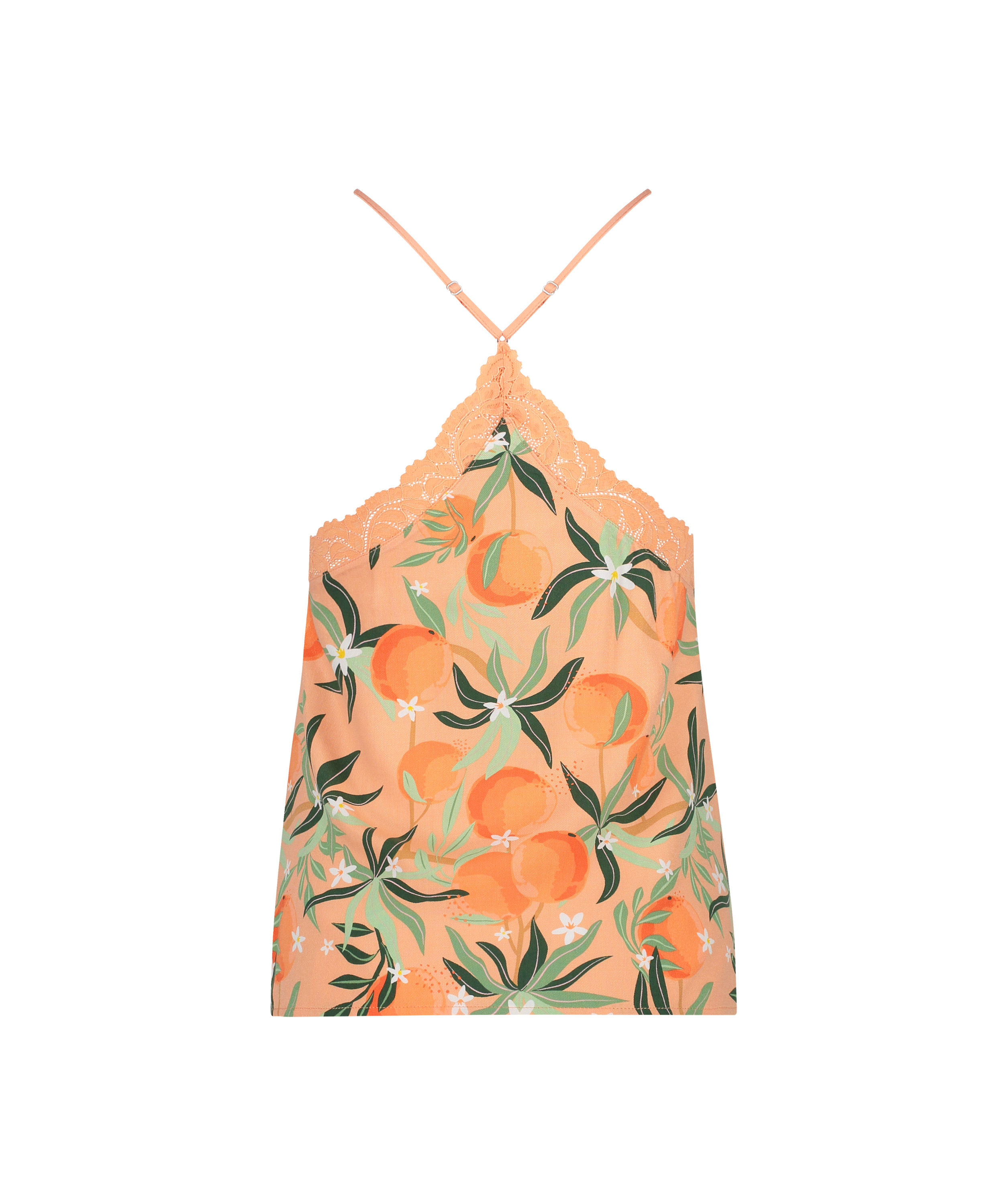 Débardeur Woven Lace, Rose, main