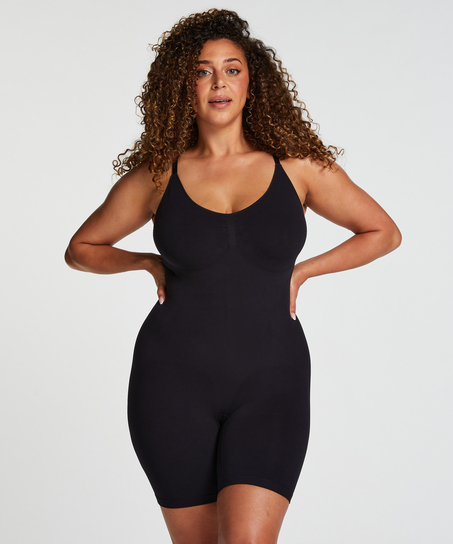Body Slimmer sans couture mise en forme pour les cuisses, Noir