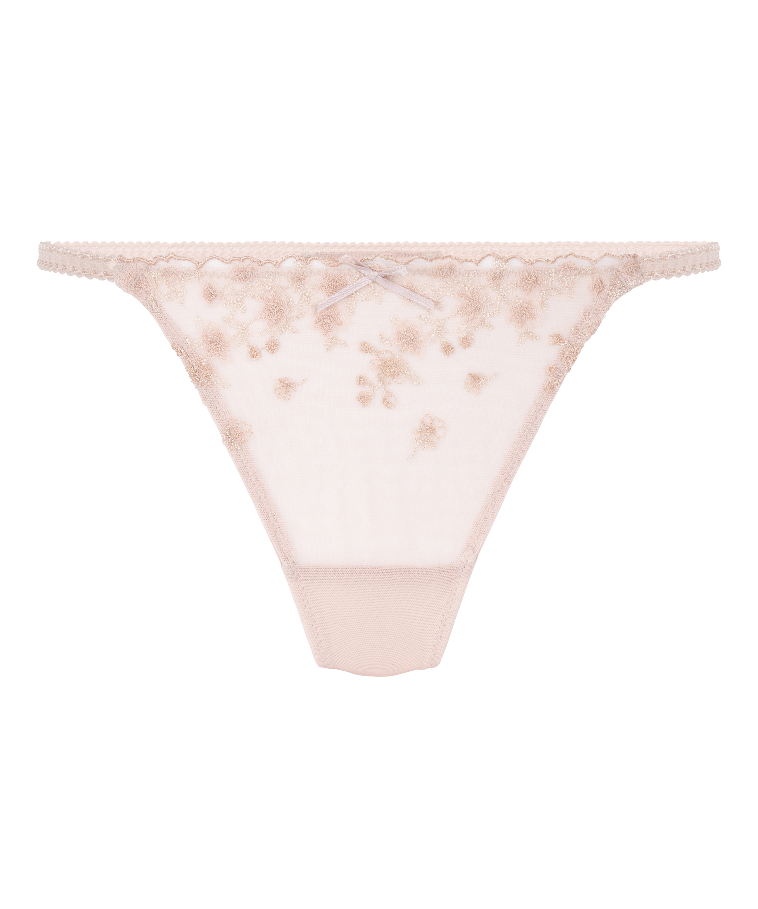 Culotte brésilienne Chloé, Rose, main