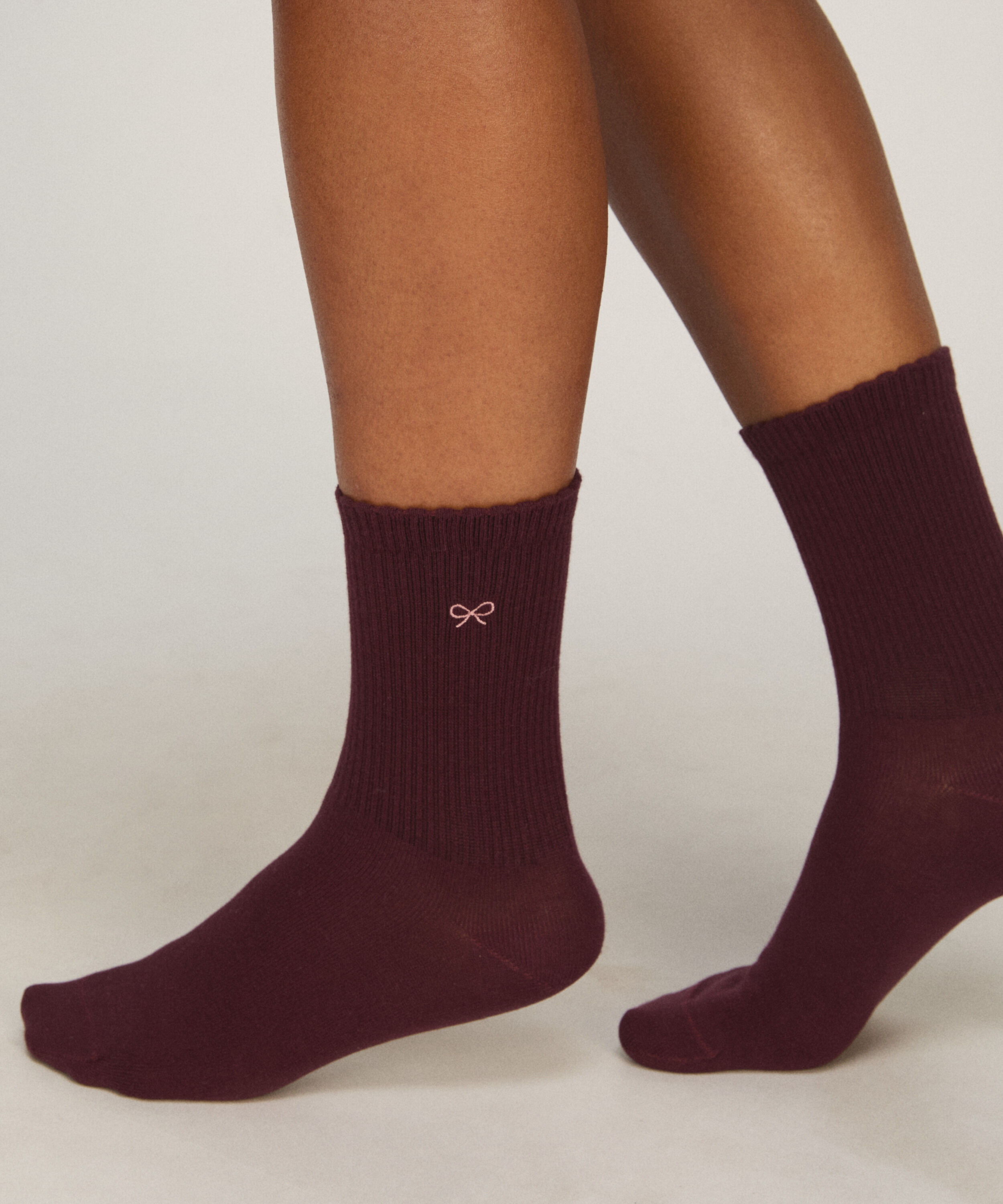 Lot de 2 Paires de Chaussettes Crew en Coton