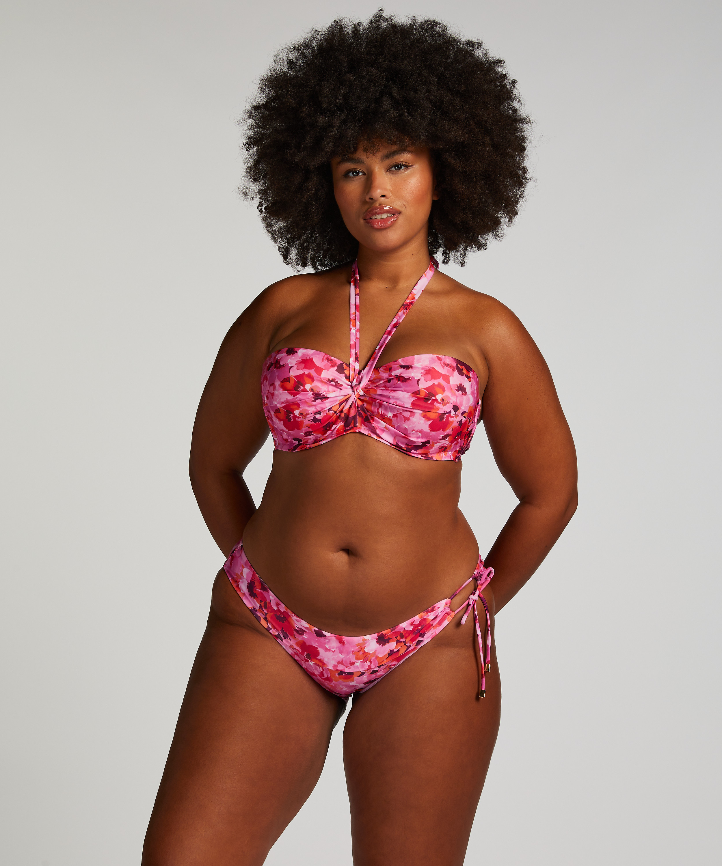 Slip de Bikini Rio Floral, Rose, main