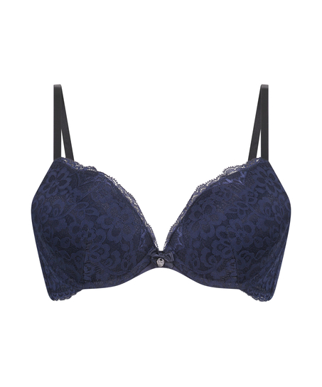 Soutien-gorge à armatures préformé push-up Marine, Bleu