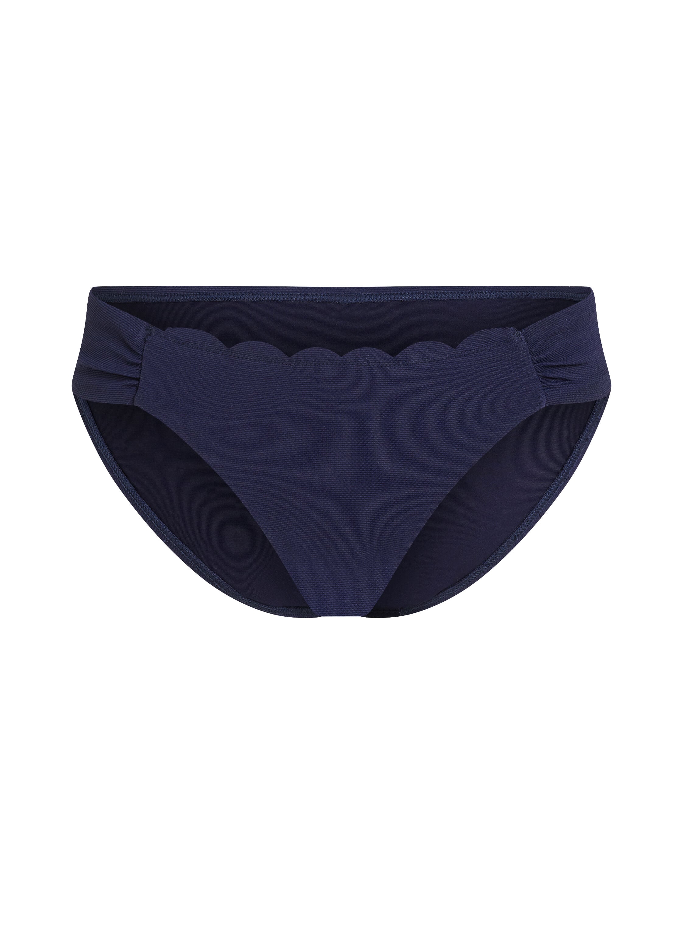 Bas de bikini Scallop, Bleu