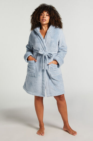 Hunkemöller Peignoir Fleece Bleu