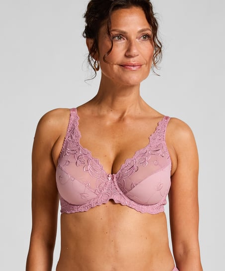 Soutien-gorge &agrave; armatures non-pr&eacute;form&eacute; Diva, Rose