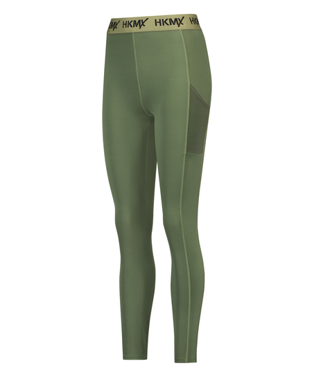 Legging de sport taille normale HKMX, Vert