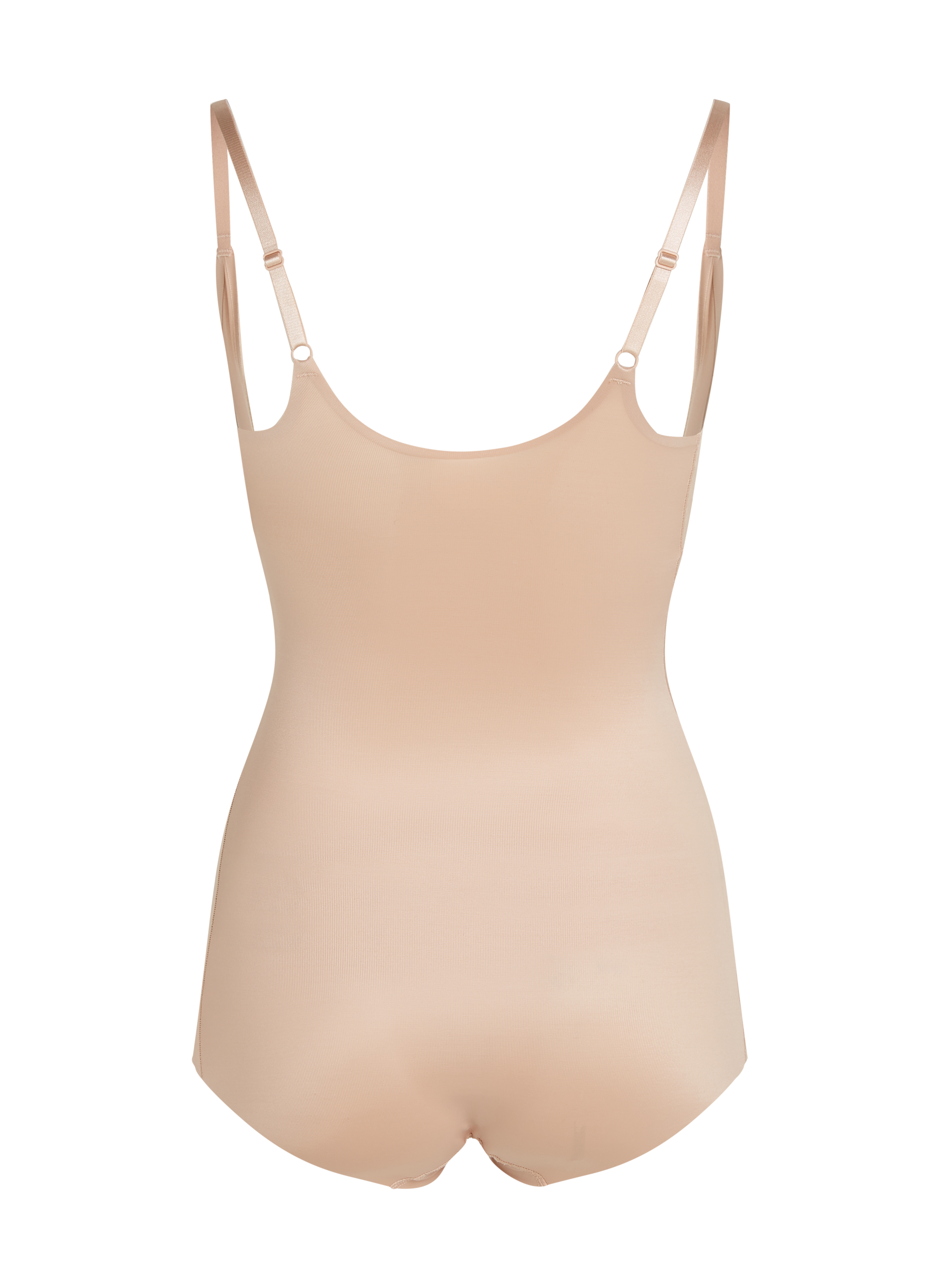 Body sculptant en dentelle scuba, Beige, main