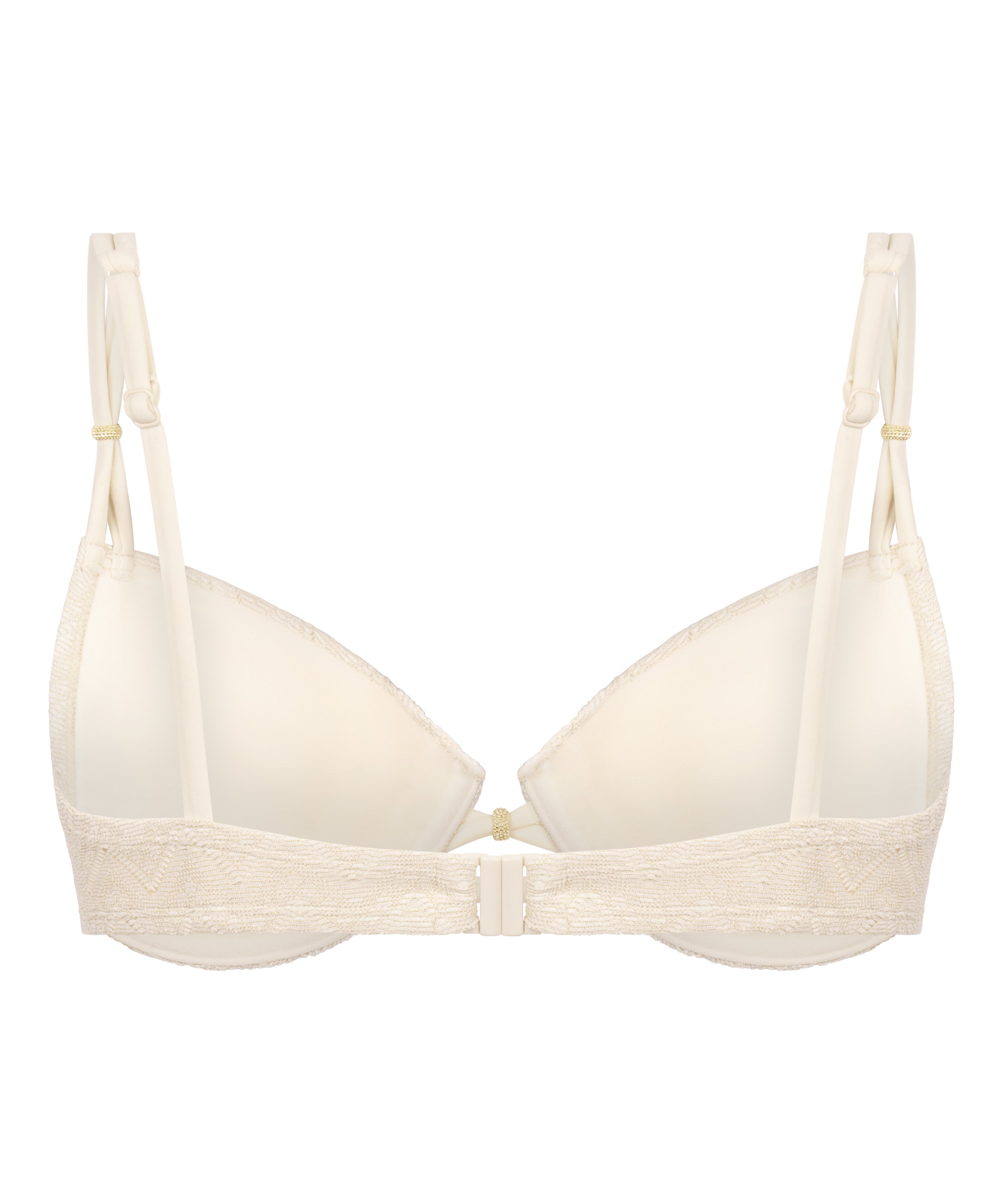 Crochet Bikini Top, Blanc, main