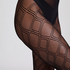 Collants Diamond, Noir