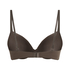 Soutien-gorge à armatures préformé Plunge, Marron