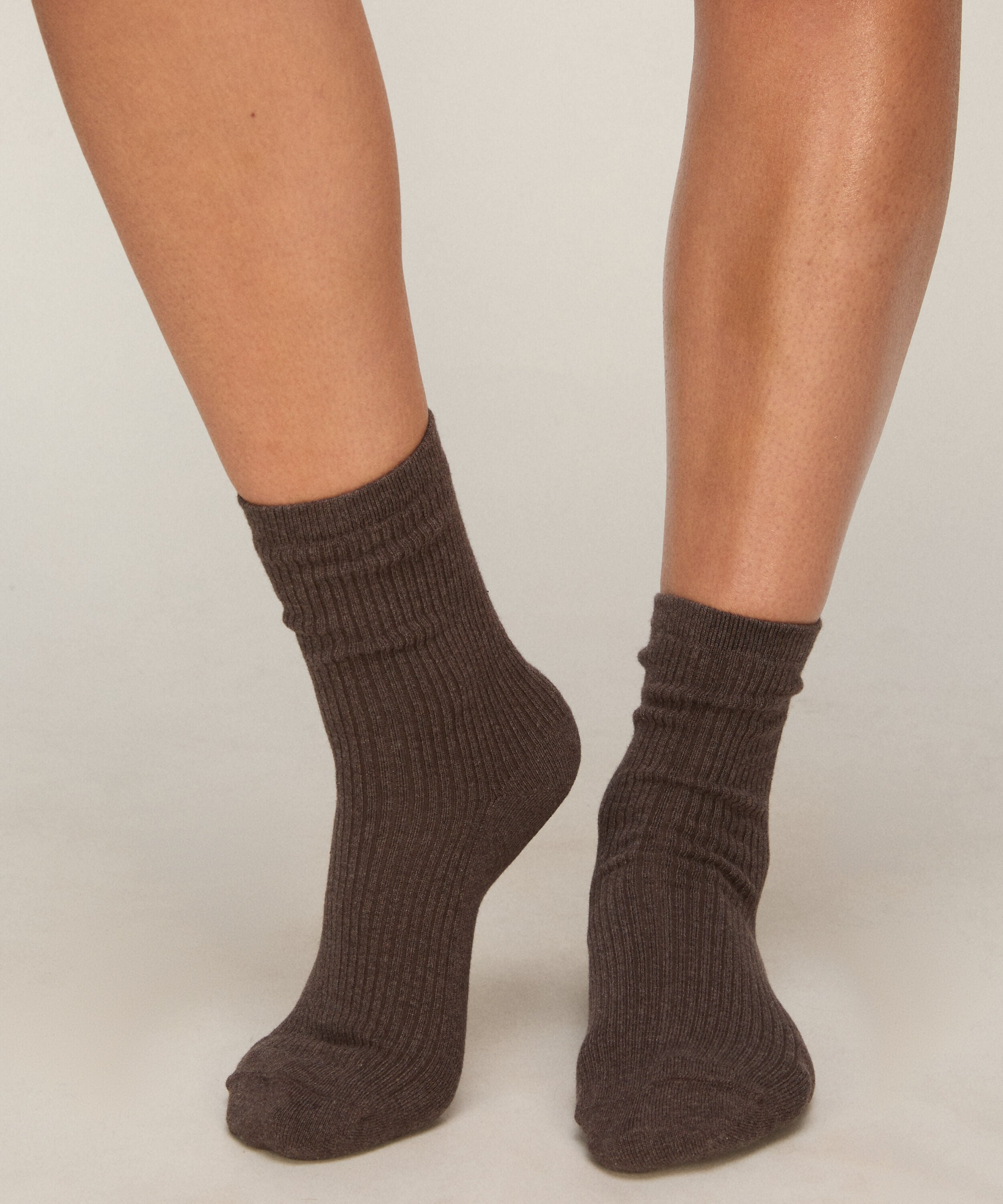 Lot de 3 Chaussettes Crew en Coton, Orange