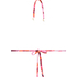 Haut de bikini triangle Floral, Rose