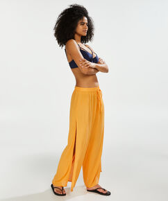 Pantalon Palazzo, Jaune