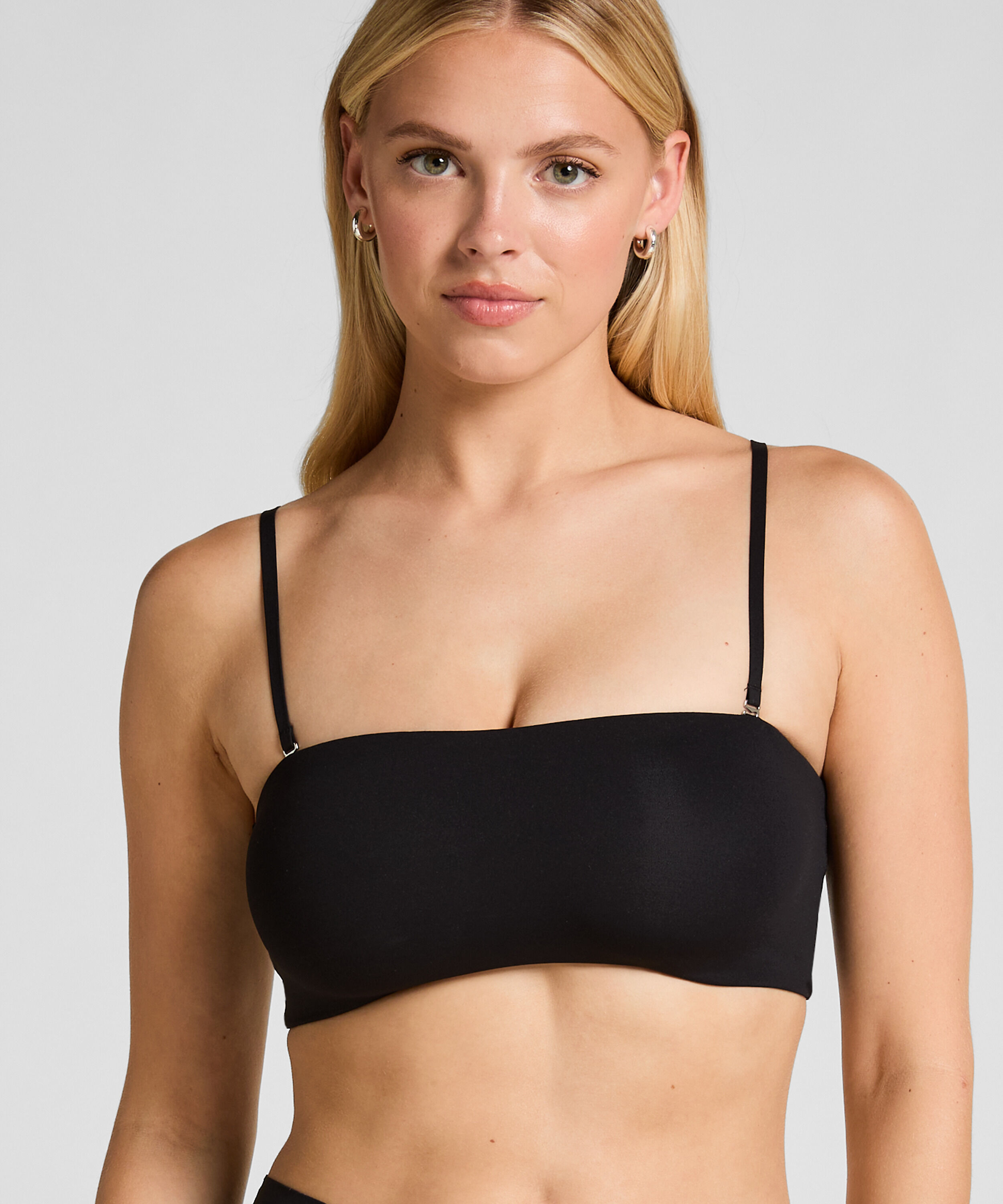 Bandeau Bralette Smooth, Noir
