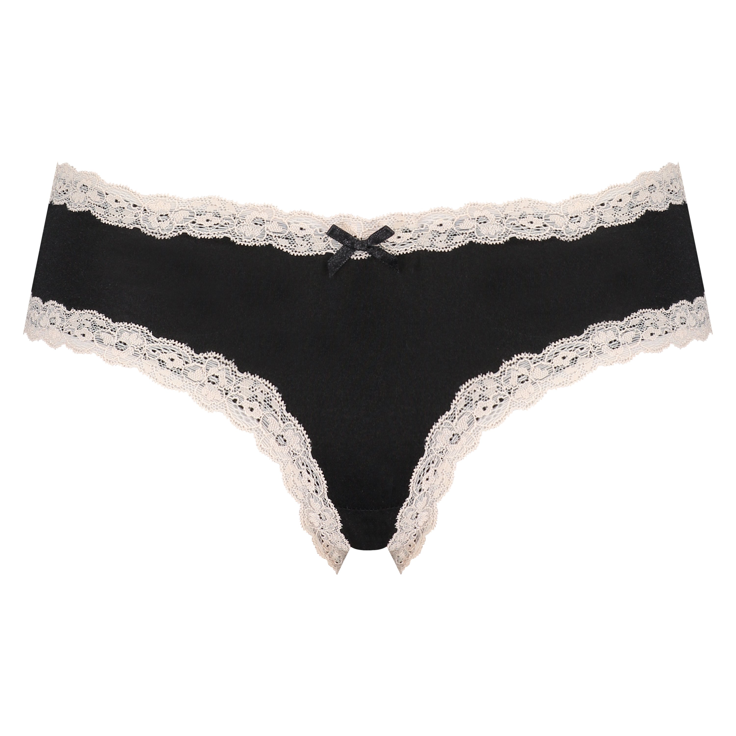 Slip brésilien V-shape micro, Noir, main