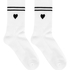 Chaussettes courtes en coton, Blanc