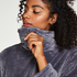 Peignoir Zip Fleece, Gris
