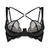 Soutien-gorge rembourré à armatures Blondie, Noir