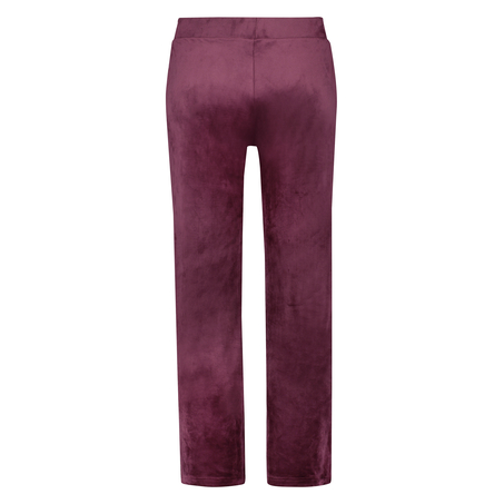 Pantalon de pyjama Velours, Rouge