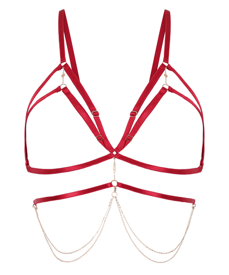 Brassière chain Top, Rouge
