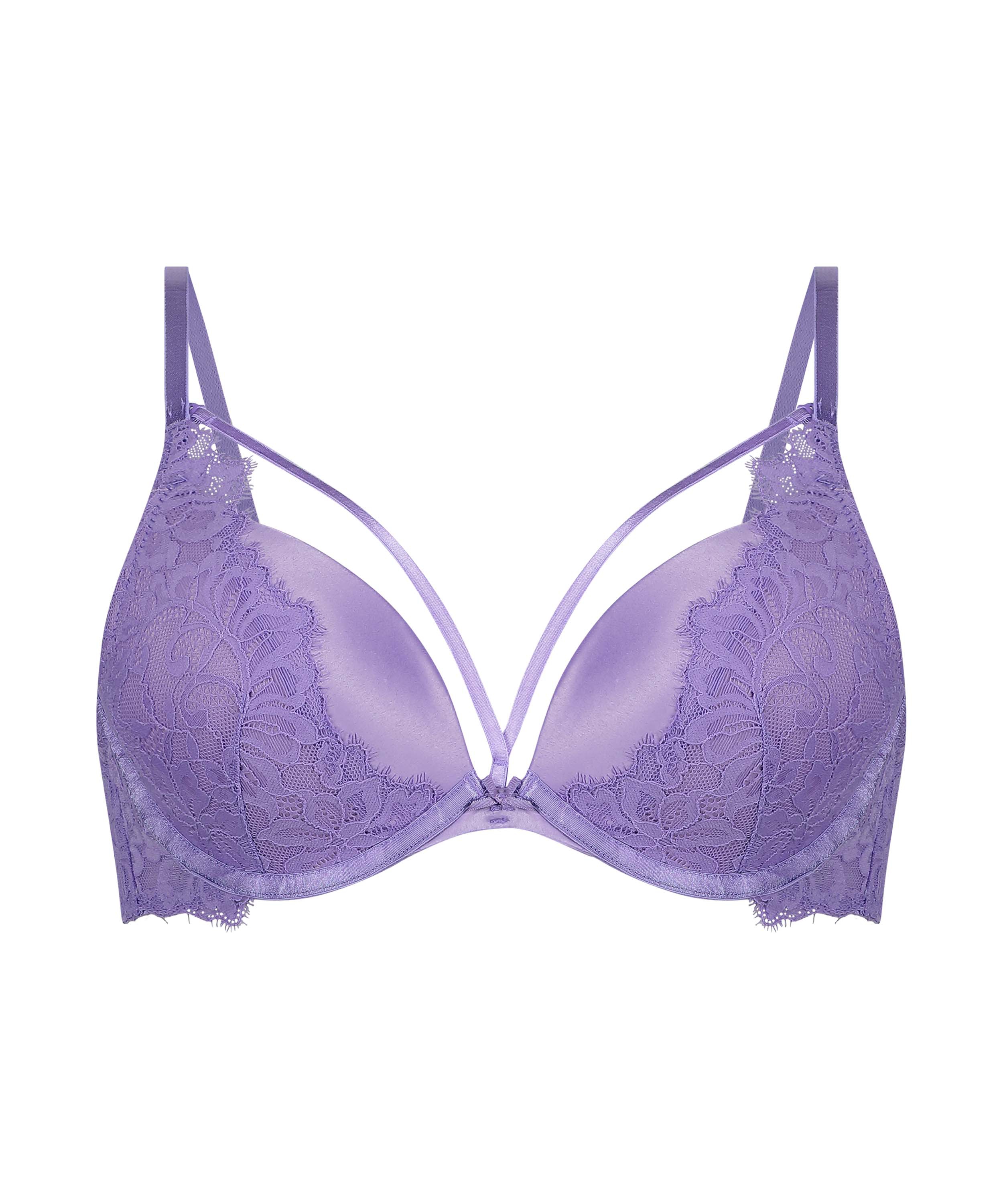 Soutien-gorge push-up &agrave; armatures pr&eacute;form&eacute; Isabella, Violet, main