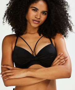 Haut de bikini &agrave; armatures pr&eacute;form&eacute; Sunset Dream, Noir