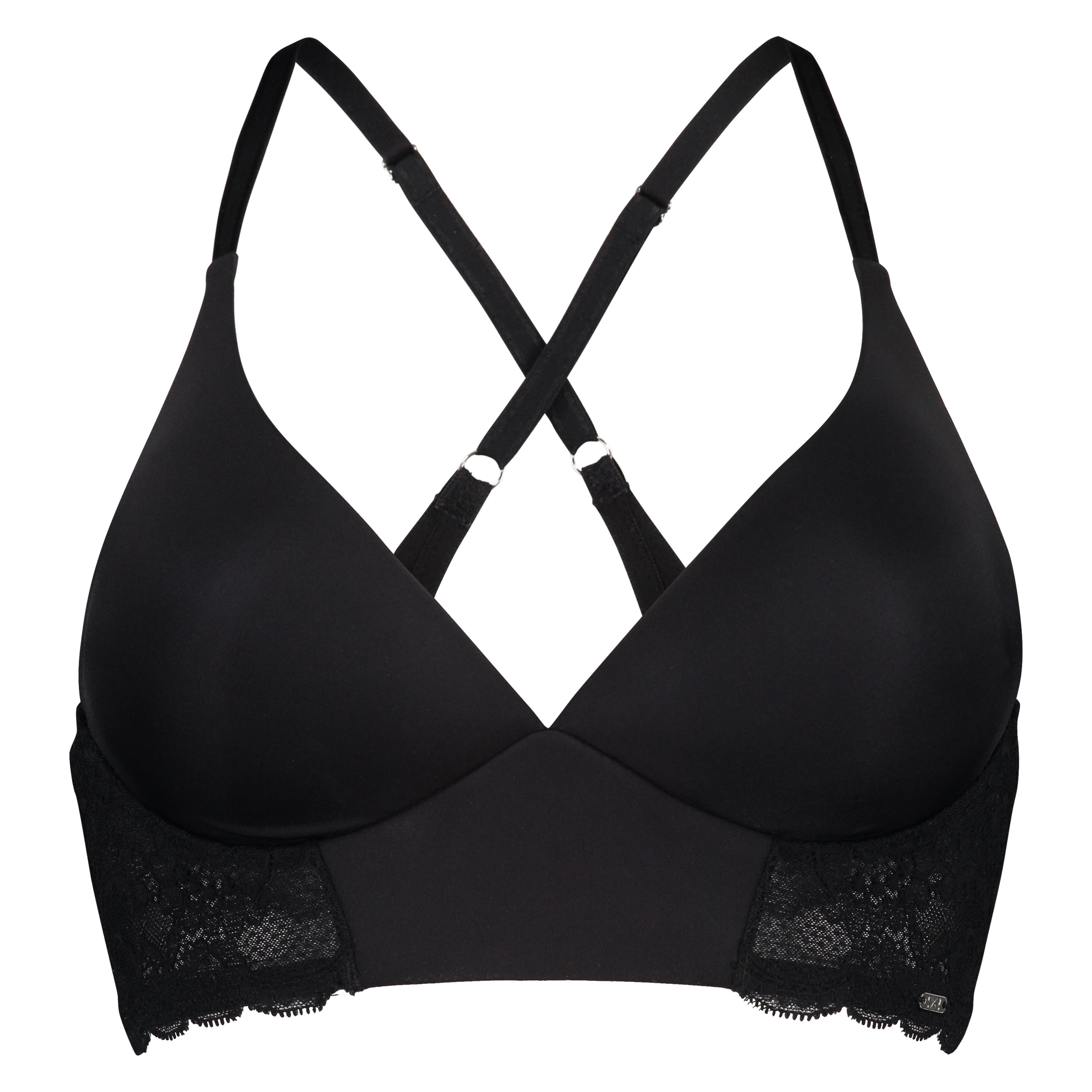 Soutien-gorge sans armatures préformé Hope Lace, Noir, main