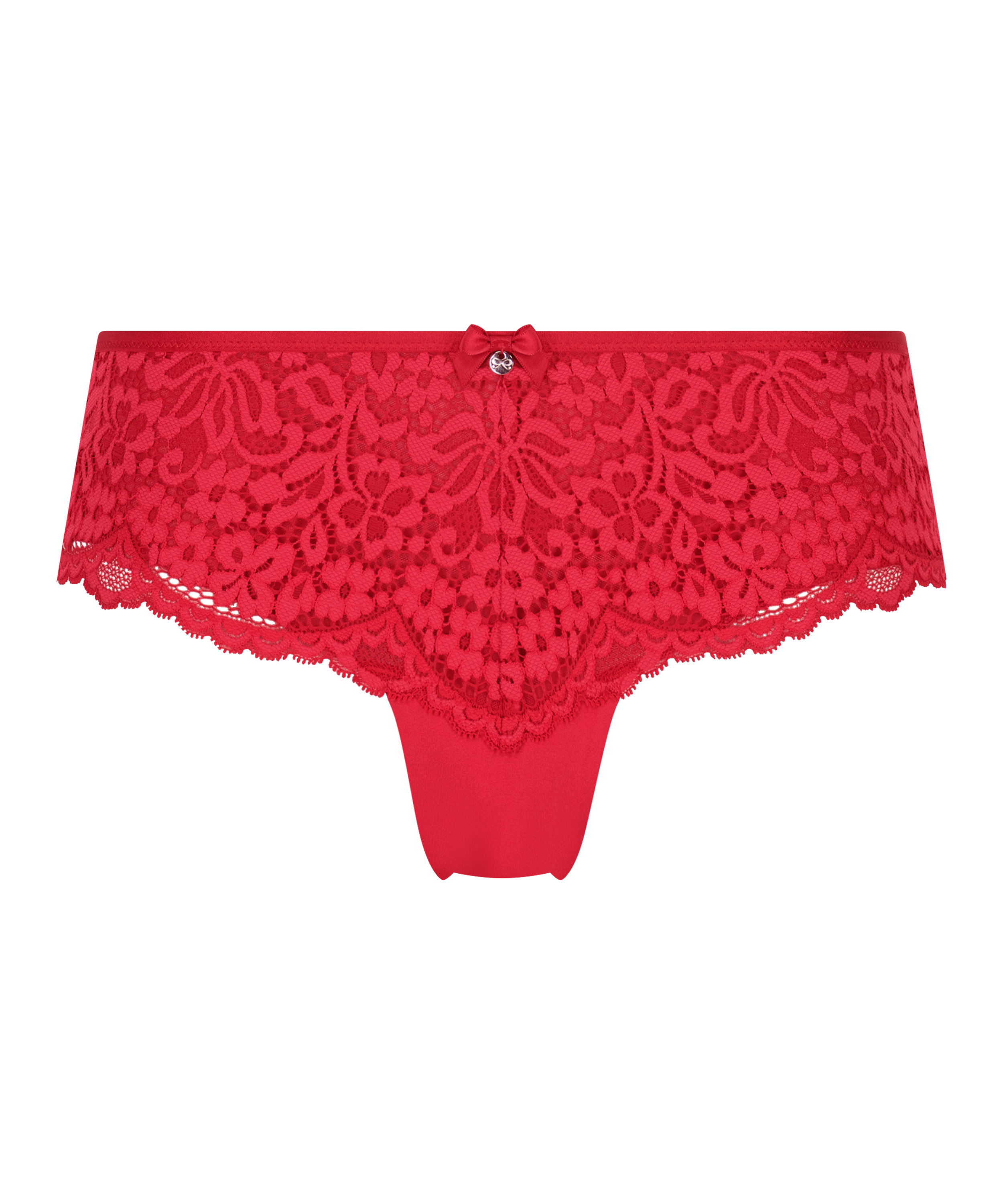 Slip brésilien Rose, Rouge, main