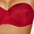 Haut de maillot de bain push-up rembourré à armatures Lola, Rouge
