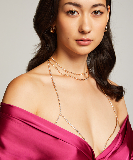 Harnais de chaîne de corps, Jaune