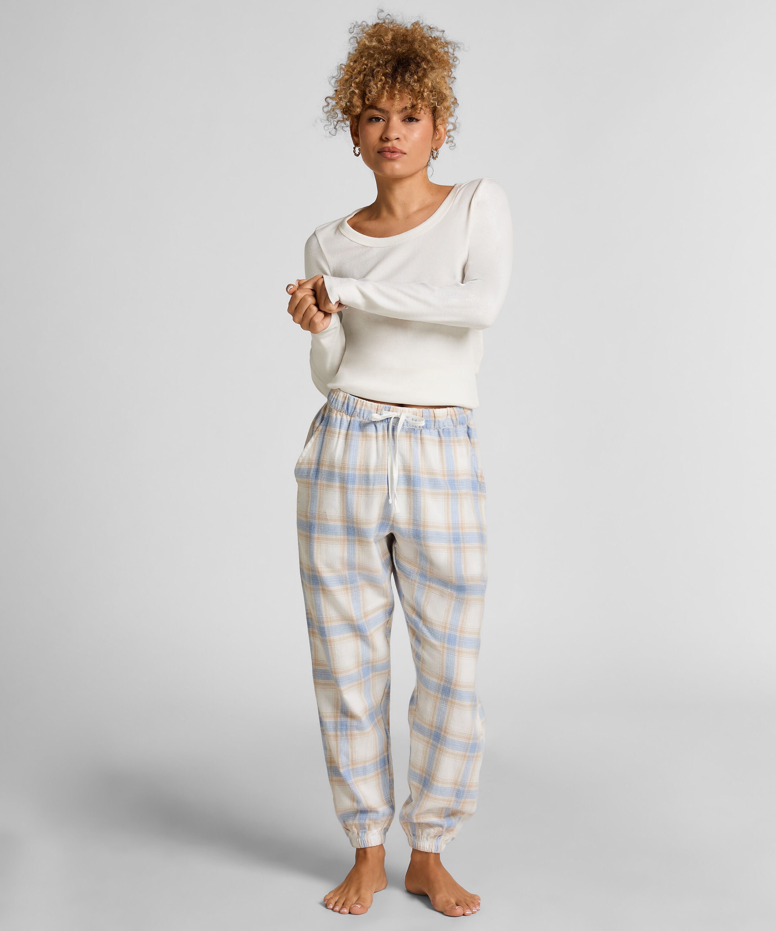 Pantalon de Pyjama Flanel, Bleu Pantalon de Pyjama Flanel, Bleu
