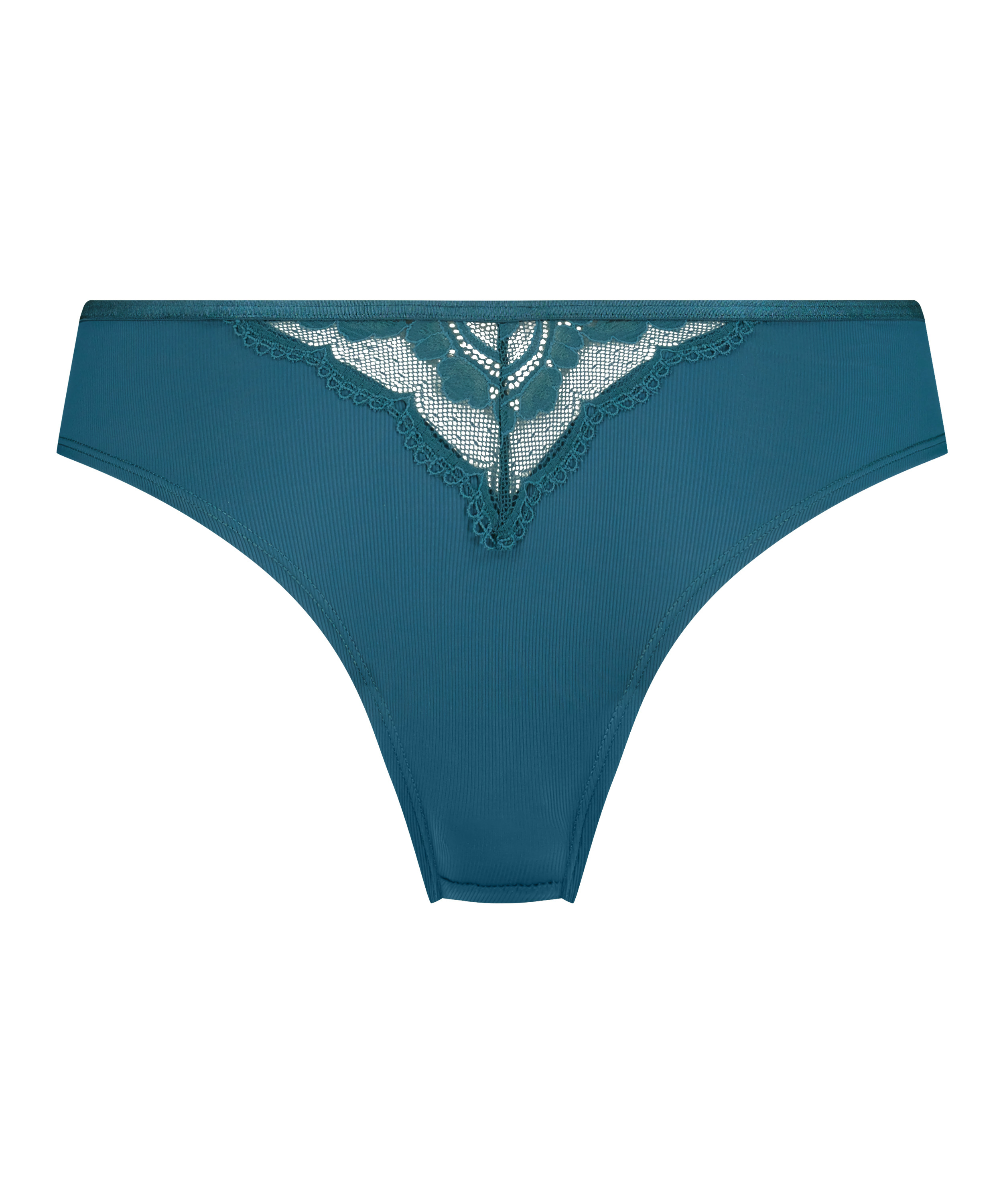 Slip brésilien Nadine, Bleu, main