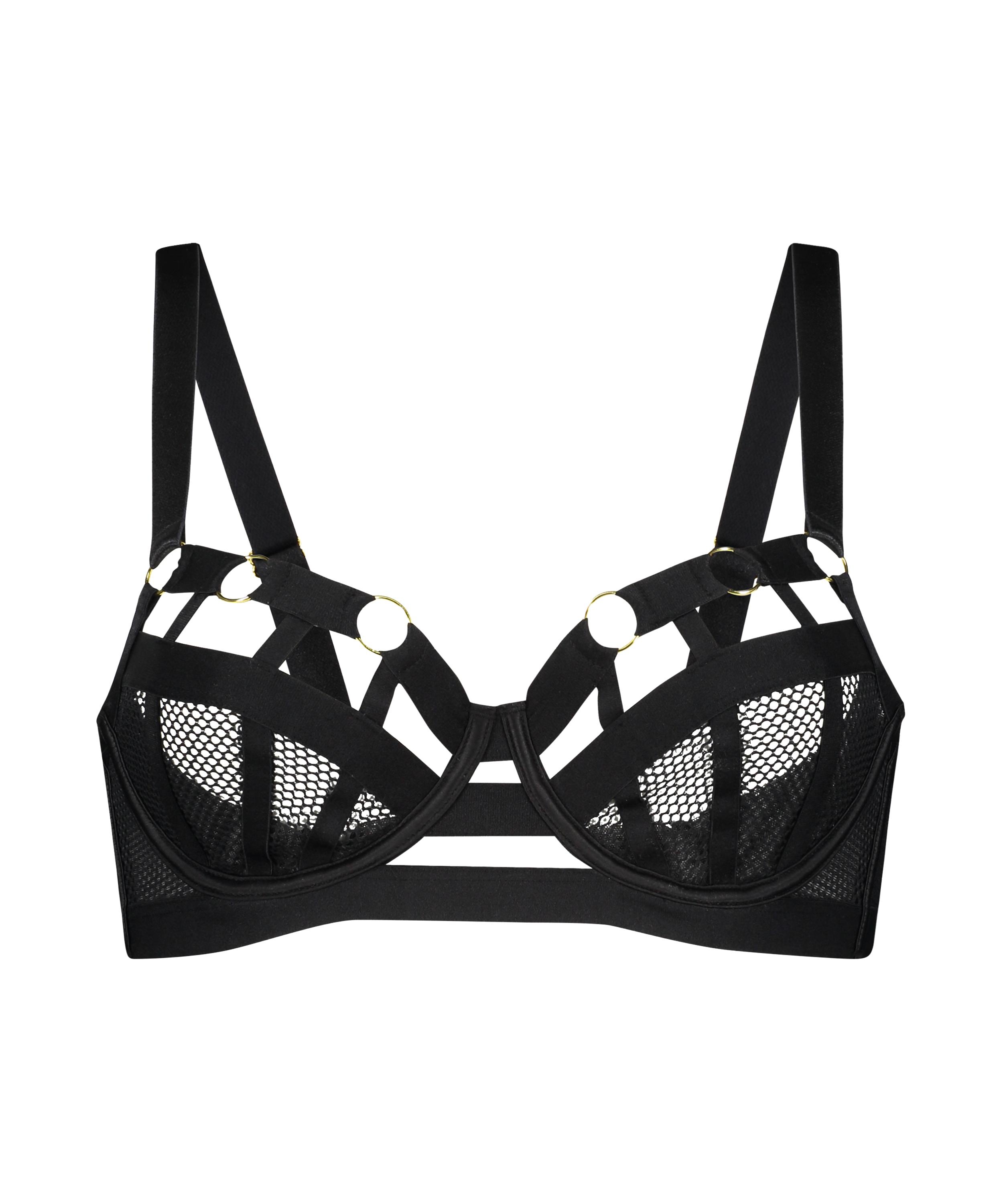 Soutien-gorge &agrave; armatures non-pr&eacute;form&eacute; Sting, Noir, main