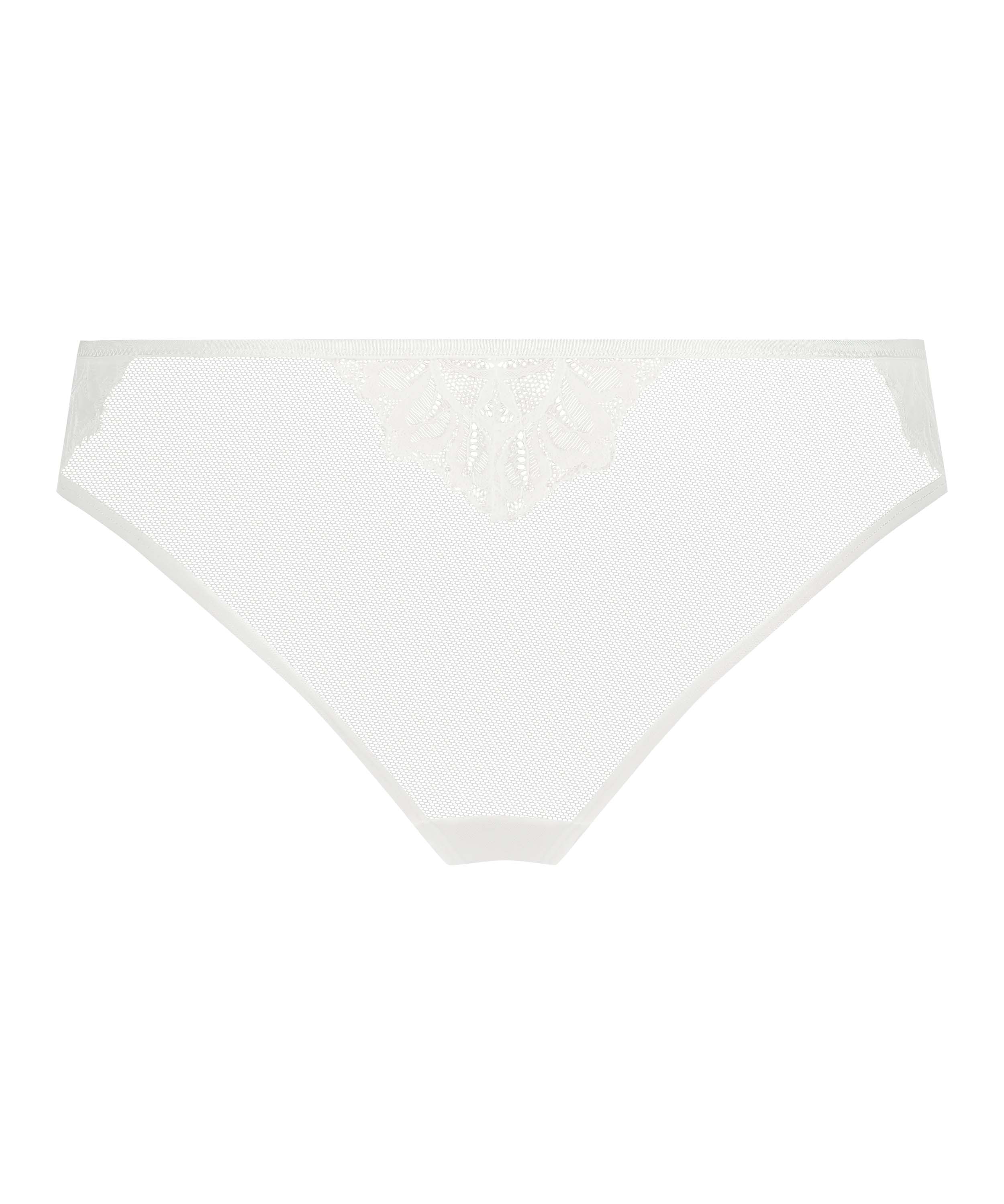 Slip brésilien Isabella, Blanc, main